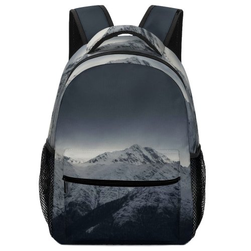 yanfind Children's Backpack Creative Images  Snow Range Pictures Outdoors Peak Wallpapers Grey Preschool Nursery Travel Bag