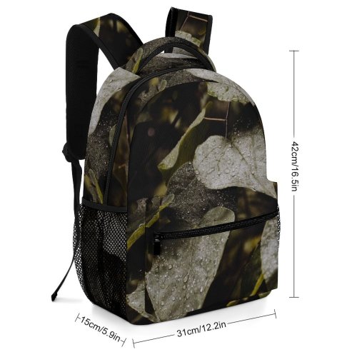 yanfind Children's Backpack Flora Bush Tree  Snow Warm Garden Plant Leaf Free Drops Preschool Nursery Travel Bag