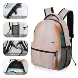 yanfind Children's Backpack Expressionism Sand H Landscape Travel Beach Boat Outdoors Abstract Seashore O Nude Preschool Nursery Travel Bag