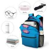 yanfind Children's Backpack Beautiful Invertebrate Header  Underwater Desktop Jellyfish Marine  Aquarium Turquoise Ocean Preschool Nursery Travel Bag