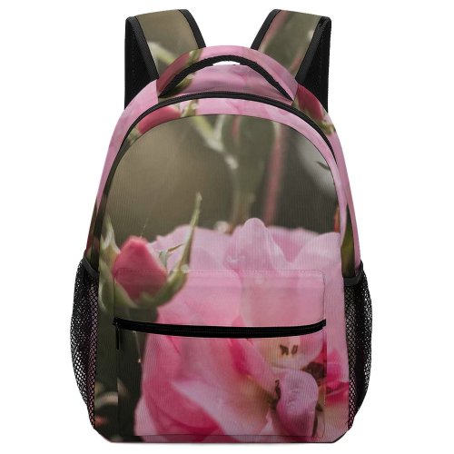 yanfind Children's Backpack  Geranium Plant Flower Rose Stock Preschool Nursery Travel Bag