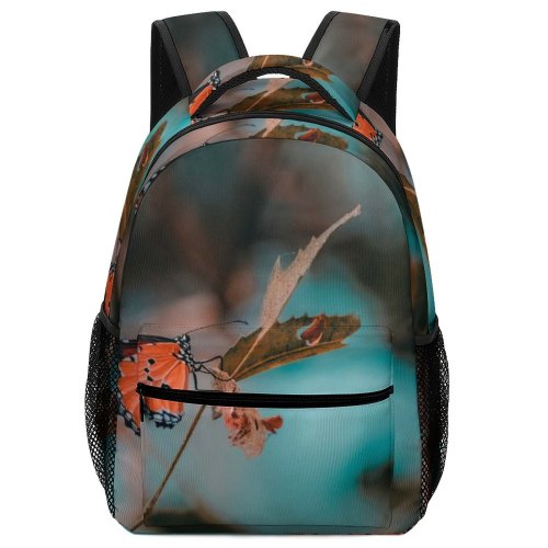 yanfind Children's Backpack Butterfly Insect Invertebrate Ambajogai Maharashtra India Monarch Preschool Nursery Travel Bag