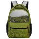 yanfind Children's Backpack Grassland Field Outdoors Paddy Countryside Plant Vegetation Mae La Noi Hong Son Preschool Nursery Travel Bag