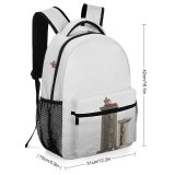 yanfind Children's Backpack Erosion Design Rocky Scenery Hazy Formation Daytime Structure Neutral Mist Ripples Peaceful Preschool Nursery Travel Bag