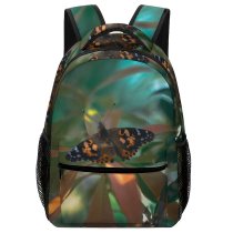 yanfind Children's Backpack Butterfly Insect Invertebrate Monarch Bee Honey Grey Stock Preschool Nursery Travel Bag