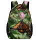 yanfind Children's Backpack Butterfly Insect Invertebrate Monarch Beauty Prairie Field Clover Preschool Nursery Travel Bag