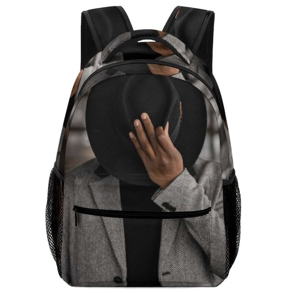 yanfind Children's Backpack  Focus Posing Guy Depth Headwear Fashionable Photoshoot Field Neutral Wear Fashion Preschool Nursery Travel Bag