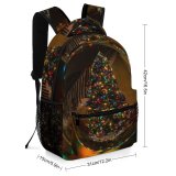 yanfind Children's Backpack  Tree Focus Shining  Ball Lights Crystal Balls Hanging Sparkling Motley Preschool Nursery Travel Bag