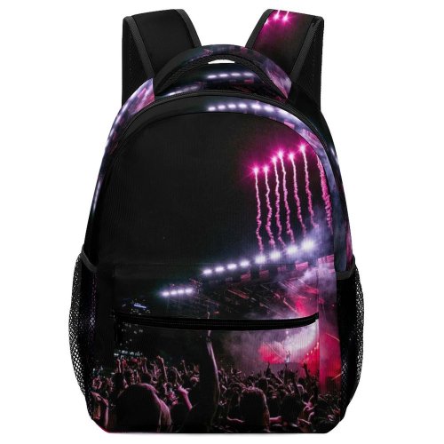 yanfind Children's Backpack Festival Dark Performance Lights Fireworks Crowd Audience Event Light Musician Sound Preschool Nursery Travel Bag
