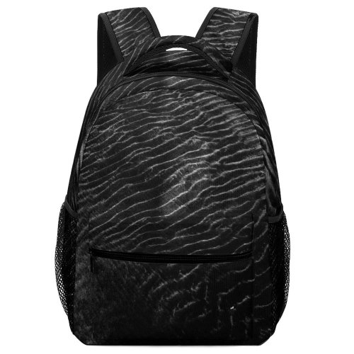 yanfind Children's Backpack Focus Dark Desktop Softness Wool Crinkled Texture Cool Fabric Preschool Nursery Travel Bag