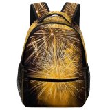 yanfind Children's Backpack Fireworks Sylvester Year Feuerwerk Colours Dark Night Beautiful Eve Neujahr Textures Preschool Nursery Travel Bag