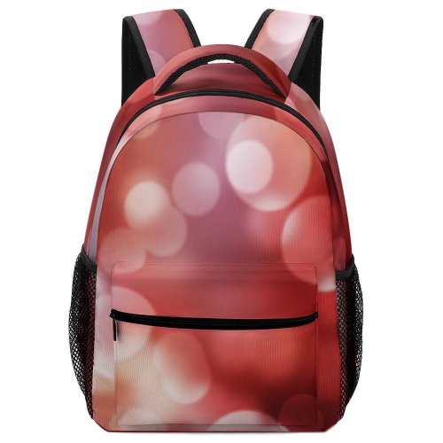 yanfind Children's Backpack Festive Focus Magic Design Shining Illuminated Lights Formation Blurred Glitter Sparkle Preschool Nursery Travel Bag