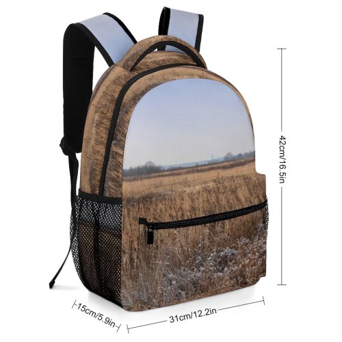 yanfind Children's Backpack Landscape Savanna Plant Herb Pictures Grassland Outdoors Free Vegetation Grass Land Preschool Nursery Travel Bag