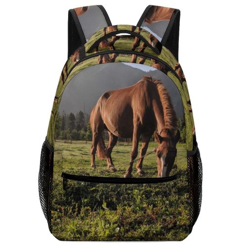 yanfind Children's Backpack Field Grassland Outdoors Countryside Farm Rural Grazing Meadow Pasture Ranch Arang Kel Preschool Nursery Travel Bag