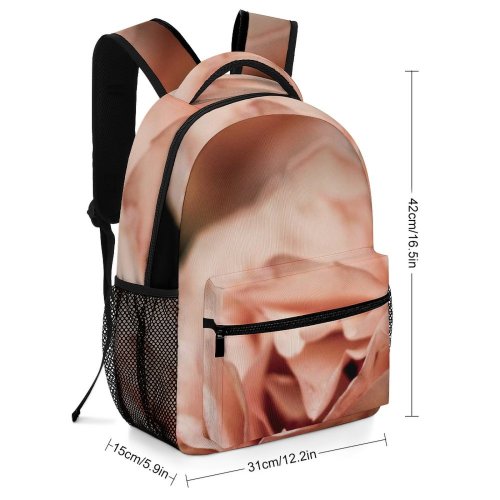 yanfind Children's Backpack Flower Rose  Carnation Flora Plant Bloom Petal Detail Soft Bokeh Macro Preschool Nursery Travel Bag