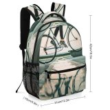 yanfind Children's Backpack Bike Landscape Transportation Outdoors System  Bicycle Biker Wear Jumping Reflection Young Preschool Nursery Travel Bag