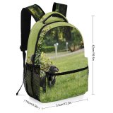 yanfind Children's Backpack Dog Pet Grass Plant Stock Preschool Nursery Travel Bag