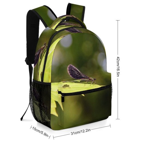 yanfind Children's Backpack Beautiful Leaf Tree Plant Summer Insect Butterfly Moths Butterflies Macro Invertebrate Preschool Nursery Travel Bag
