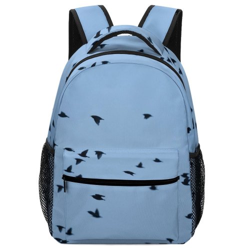 yanfind Children's Backpack Flock Birds  River  Uk Murmuration Cumbria Agelaius Blackbird Preschool Nursery Travel Bag