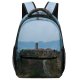 yanfind Children's Backpack Cliff Outdoors Scenery Civita Bagnoregio Italy Plateau  Grey Preschool Nursery Travel Bag