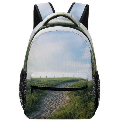 yanfind Children's Backpack Field Outdoors Grassland Path Countryside Mexico Road  Rural Farm Pasture Meadow Preschool Nursery Travel Bag