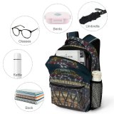 yanfind Children's Backpack Attract Center Tall Street Industrial City Dark Design Shiny  Highlight Illuminate Preschool Nursery Travel Bag
