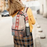 yanfind Children's Backpack Golden Fog Gate Francisco Sunset Suspension Iphone Samsung Sunrise Architectrure Preschool Nursery Travel Bag