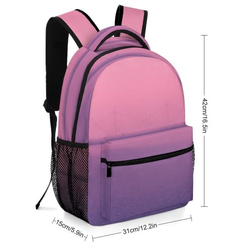 yanfind Children's Backpack London Dawn Moody Suspension Lake Haze  Victoria  Docks Fog Preschool Nursery Travel Bag