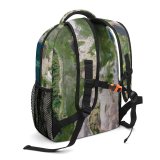 yanfind Children's Backpack  Massachusetts United States Aerial From Above Coast Coastal Shore Forest Sea Preschool Nursery Travel Bag