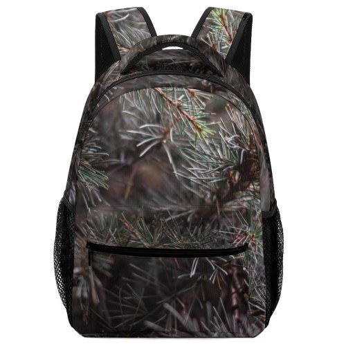 yanfind Children's Backpack Abies Pine Plant Spruce Argentina Pictures Winter Grey Tree Buena Preschool Nursery Travel Bag