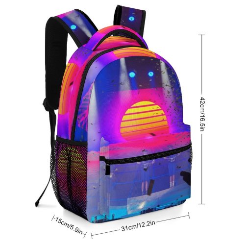 yanfind Children's Backpack Entertainment Silhouettes Dark Performance Lights Hands Evening Crowd Audience Show Live Preschool Nursery Travel Bag