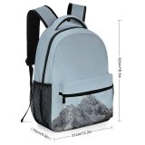 yanfind Children's Backpack Landscape Peak Wilderness Cook Pictures Outdoors Snow  Free Range HQ Preschool Nursery Travel Bag