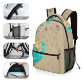yanfind Children's Backpack Globe Focus Figure Sand Preschool Nursery Travel Bag