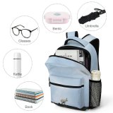yanfind Children's Backpack Going To The  Road West  United States Birds Wildlife Goat Explore Cloudy Landscape Preschool Nursery Travel Bag
