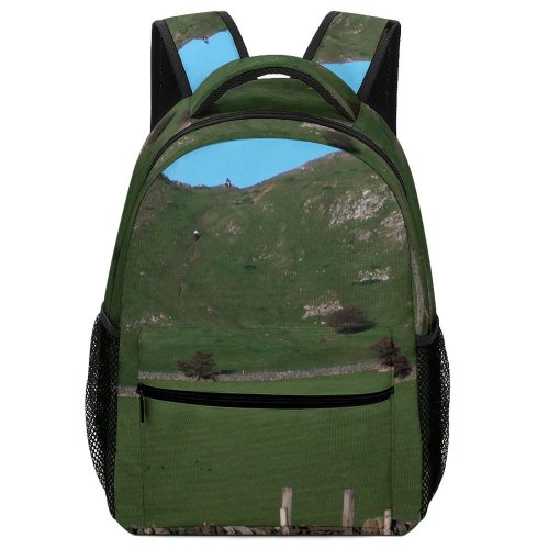 yanfind Children's Backpack Dry Stone Wall Field Boundary Pasture Peak Walk Meadow Hiils Hill Farm Preschool Nursery Travel Bag