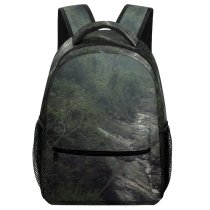 yanfind Children's Backpack Landscape Countryside Plant Wilderness  Canyon Valley Pictures Outdoors Grey Tree Preschool Nursery Travel Bag