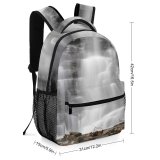 yanfind Children's Backpack Falls Glen Woods Waterfalls Creek Autumn Forest Rocks Waterfall Resources Watercourse Preschool Nursery Travel Bag