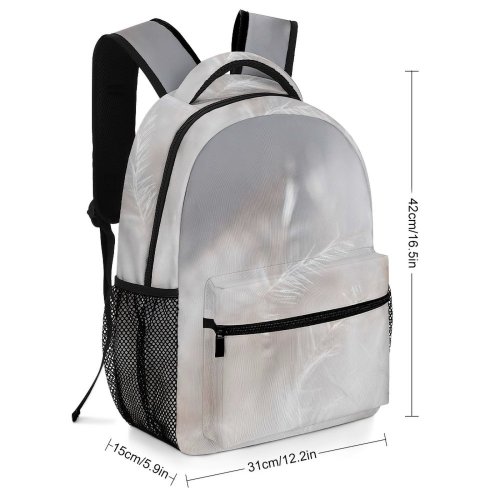 yanfind Children's Backpack  Art Feather Abstract Fiber Preschool Nursery Travel Bag