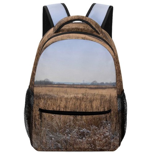 yanfind Children's Backpack Landscape Savanna Plant Herb Pictures Grassland Outdoors Free Vegetation Grass Land Preschool Nursery Travel Bag