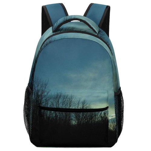 yanfind Children's Backpack Clouds Cloud Sky Light Dazzling Atmosphere Tree Atmospheric Darkness Daytime Preschool Nursery Travel Bag