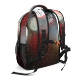 yanfind Children's Backpack  Samsung Raining Colorful  Lights Drops Colourful Raindrops Window Preschool Nursery Travel Bag