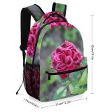yanfind Children's Backpack Flower Rose Plant  Geranium Erevi Petal Petals Dew Watery Preschool Nursery Travel Bag