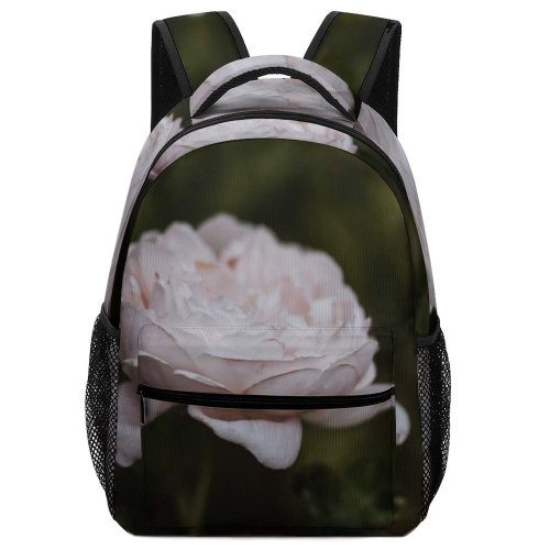 yanfind Children's Backpack  Flower Plant Rose Grey Petal Peony Acanthaceae Geranium Preschool Nursery Travel Bag
