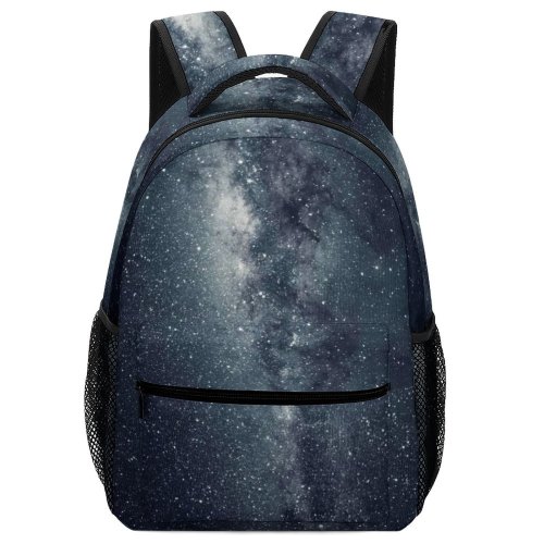yanfind Children's Backpack Dark Exploration Astrology Scenery Astrophotography Science Space Nebula Galaxy Cosmos Nightsky Stellar Preschool Nursery Travel Bag