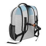 yanfind Children's Backpack Building Architecture Rug Outdoors Furniture Countryside Rural Preschool Nursery Travel Bag