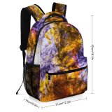 yanfind Children's Backpack Explosion Creative Concept Liquid Watercolor Macro Pigment Isolated Free Art Texture Preschool Nursery Travel Bag