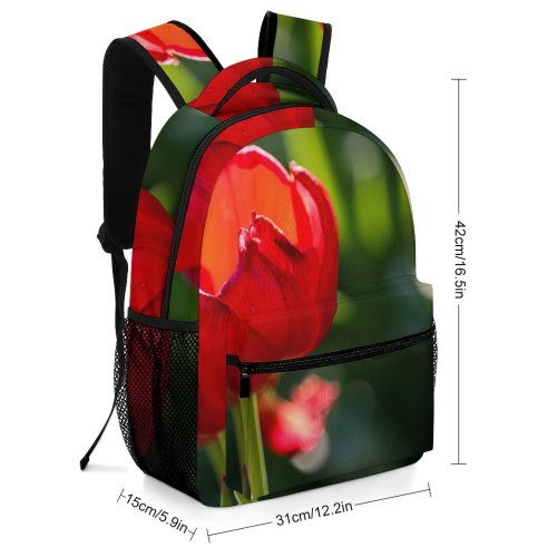 yanfind Children's Backpack  Flower Plant Rose Tulip Creative Commons Preschool Nursery Travel Bag