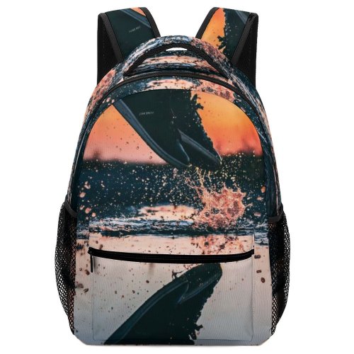 yanfind Children's Backpack Golden Dark H Sunset Landscape Evening Scenic Hour O Preschool Nursery Travel Bag