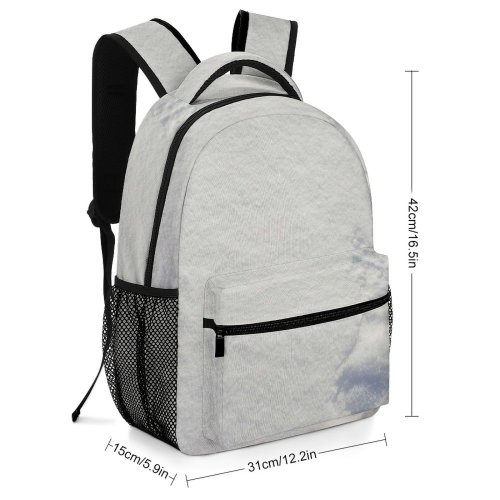 yanfind Children's Backpack Grey Winter Snow Outdoors Davenport  Usa Footprint Sparkle  Reflection Frost Preschool Nursery Travel Bag