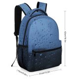 yanfind Children's Backpack Glass  Gloomy Drop  Window Raining Drops Preschool Nursery Travel Bag